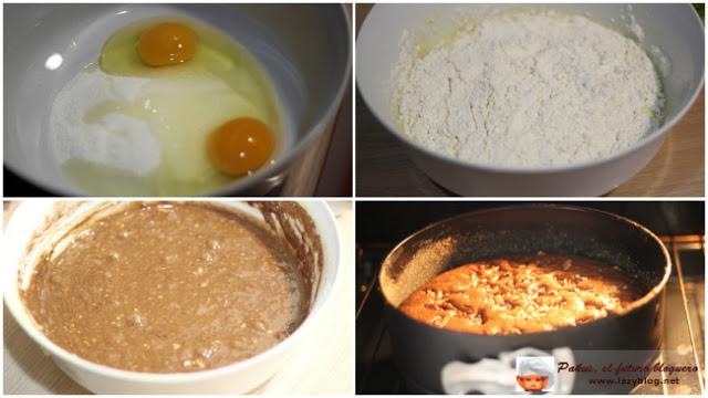 Bizcocho de Colacao y nueces. Receta