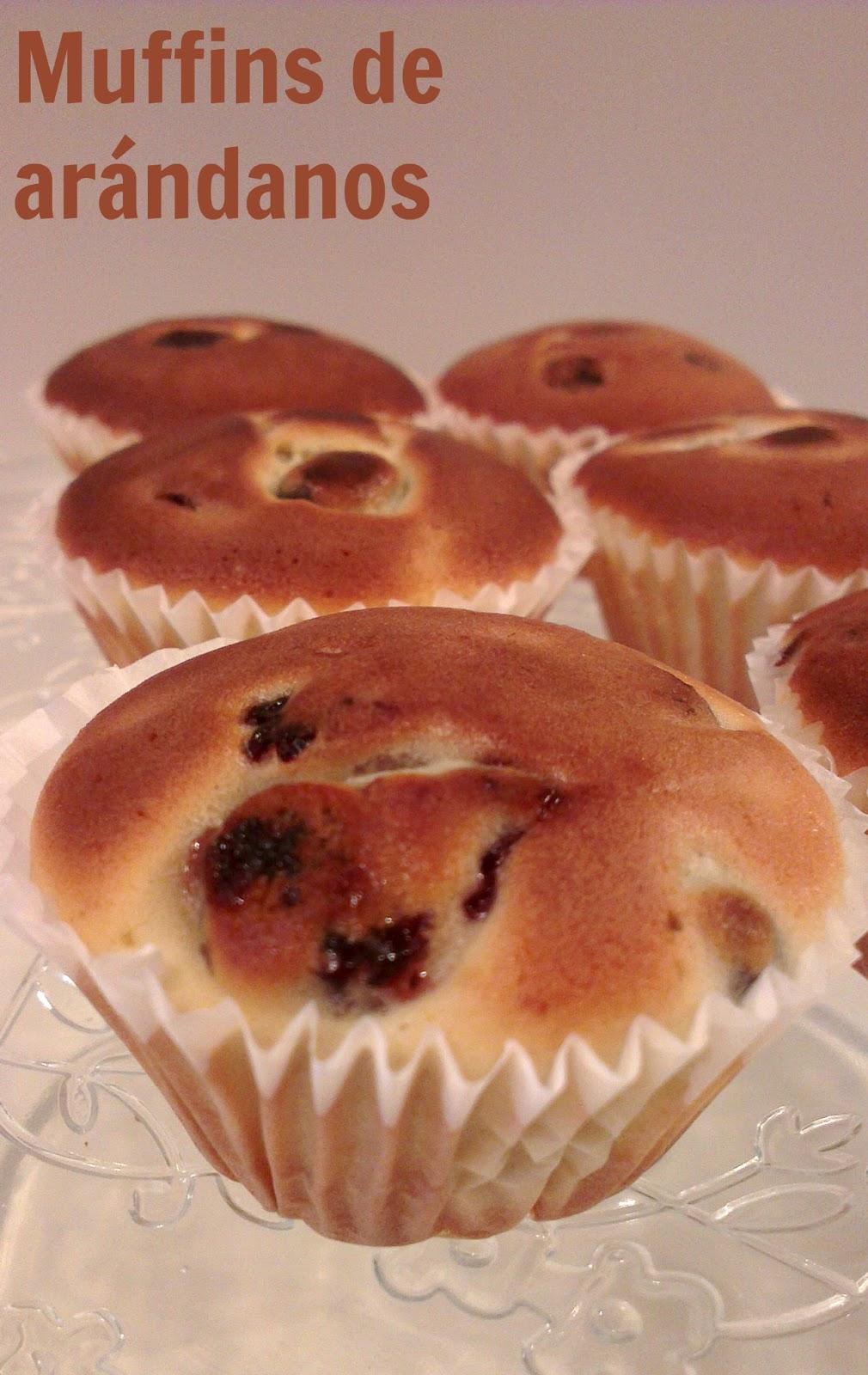 ♥ Muffins de arándanos