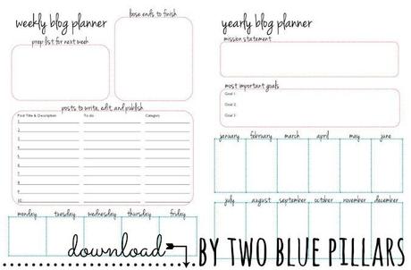 Blog planner