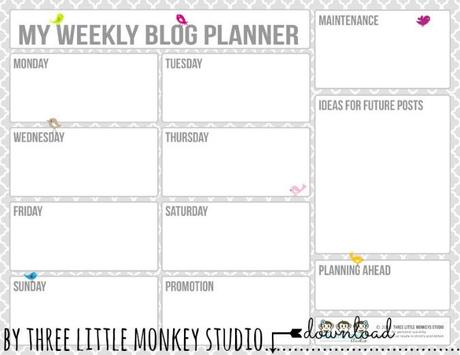 Blog planner