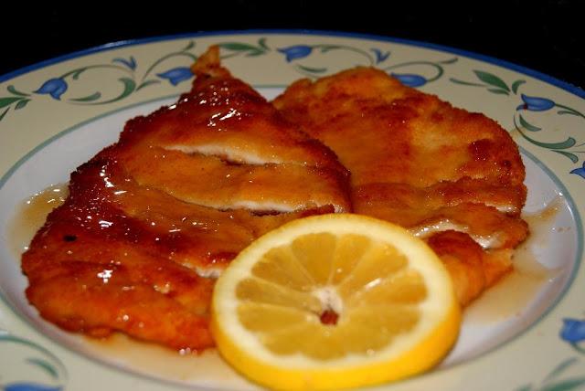 Filetes de pechuga de pollo al limon (receta china)