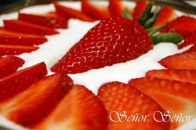 Tarta de queso y fresas paso a paso