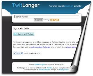 Twitlonger,escribir mensajes más largos en Twitter