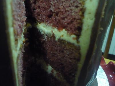 Layer Cake de frambuesa y buttercream de mapple sirop!!