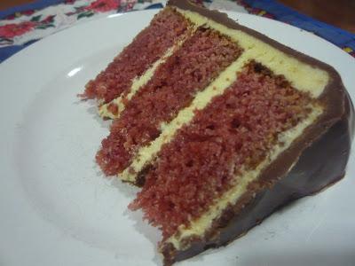 Layer Cake de frambuesa y buttercream de mapple sirop!!
