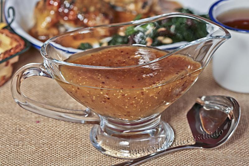 POLLO AL HORNO CON MOSTAZA Y MIEL