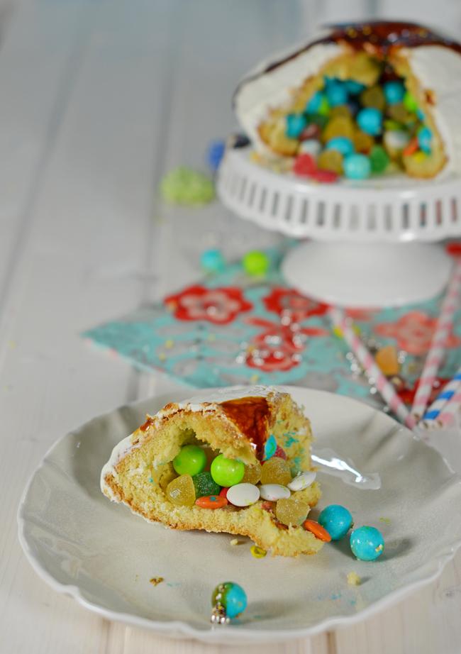 Tarta PIÑATA, especial para Niños golosetes y amigos impresionables