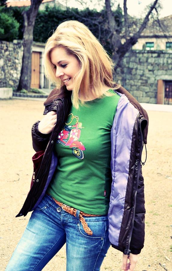 In bike against the wind