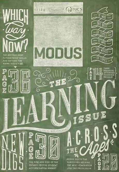 Modus :: mural tipográfico Modus :: mural tipográfico