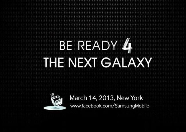 Samsung Galaxy S4 presentacion