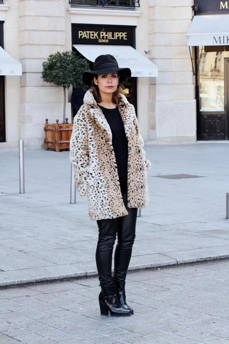 Leopard Faux Fur Coat Leopard Faux Fur Coat