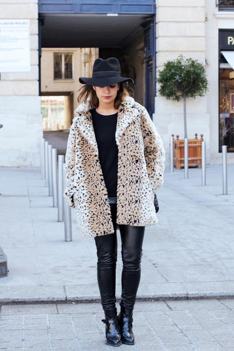 Leopard Faux Fur Coat Leopard Faux Fur Coat