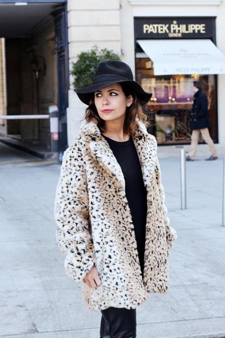 Leopard Faux Fur Coat Leopard Faux Fur Coat