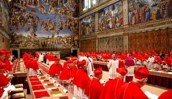 conclave papal en la capilla sixtina