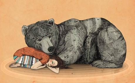 ilustración oso Ilustraciones bonitas para decorar