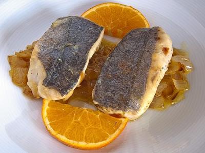 Merluza a la naranja