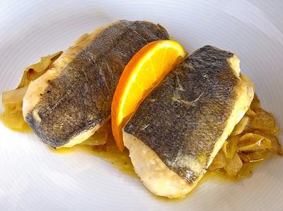 Merluza a la naranja