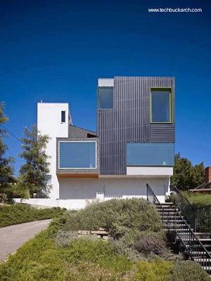 Residencia en Los Feliz, California Vivienda moderna en Estados Unidos