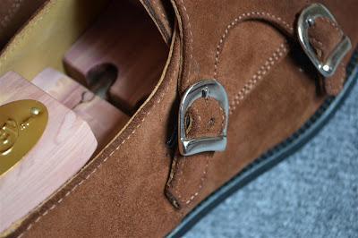 Review Monkstrap de ante de Saint John Shoes.