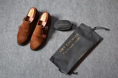 Review Monkstrap de ante de Saint John Shoes.