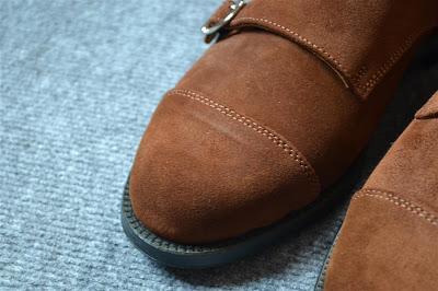 Review Monkstrap de ante de Saint John Shoes.