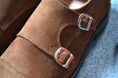 Review Monkstrap de ante de Saint John Shoes.