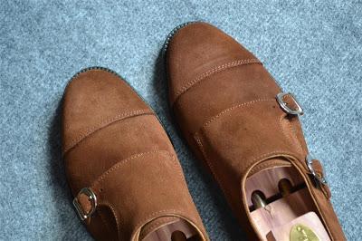 Review Monkstrap de ante de Saint John Shoes.