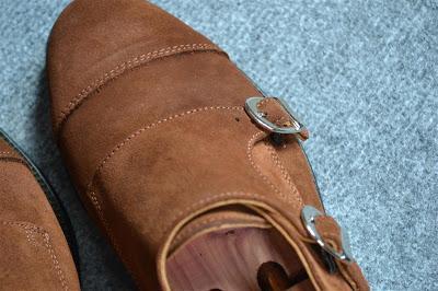 Review Monkstrap de ante de Saint John Shoes.