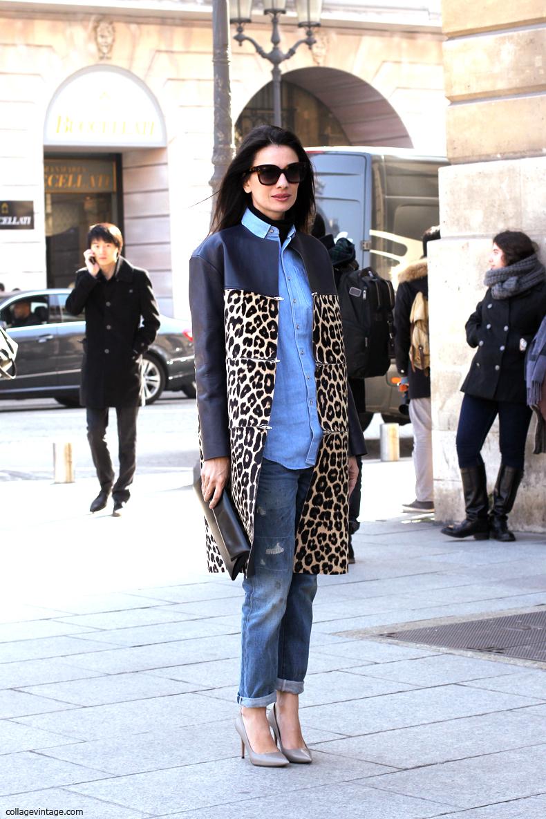 Say Cheese! Double Denim & Leopard