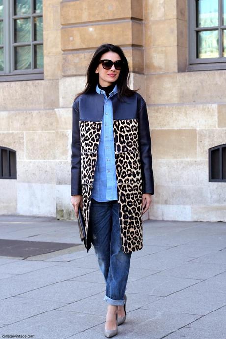 Say Cheese! Double Denim & Leopard