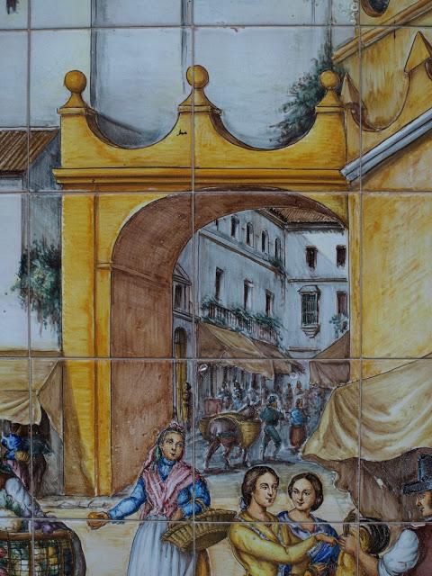 Estampa dieciochesca del Arco del Postigo