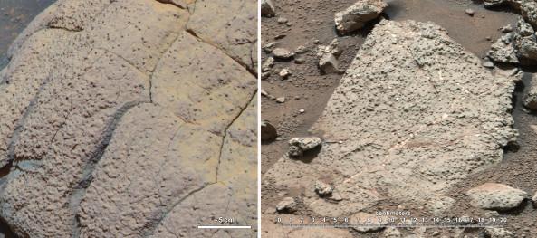 Dos tipos diferentes de ambientes habitables marcianos