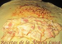 CREPES DE BACON CON NATA