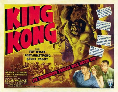 King Kong (1933) Ernest B.Schoedsack y Merian C.Cooper King Kong poster 2 1933