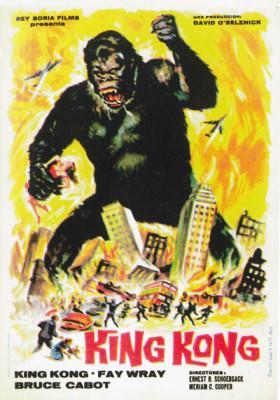 King Kong (1933) Ernest B.Schoedsack y Merian C.Cooper King Kong poster español 1933