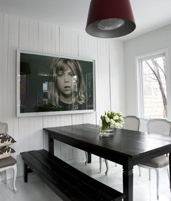 Colgando Cuadros en Interiores Rusticos