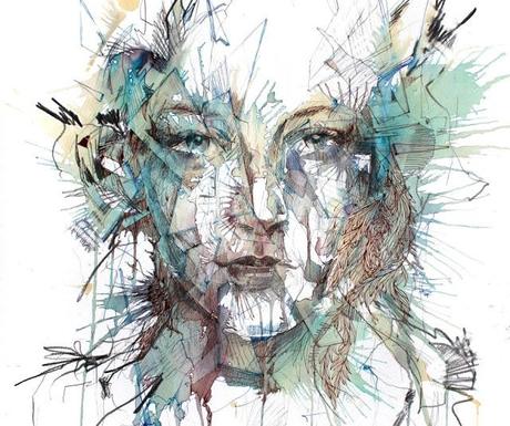 Carne Griffiths y sus ilustraciones de té, tinta, grafito, vodka, café y whisky