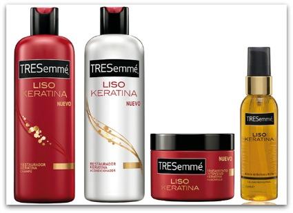 Cabello liso durante 48 horas con Liso Keratina de Tresemmé