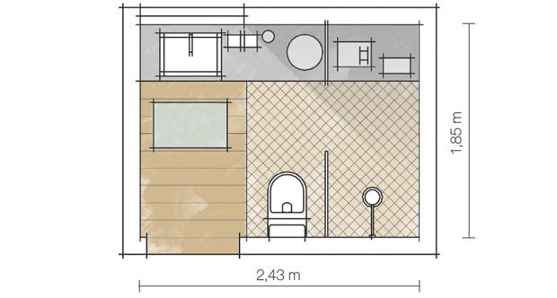 Cuartos de baño pequeños bien distribuidos - Paperblog