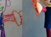 Peluches iguales dibujos hijos