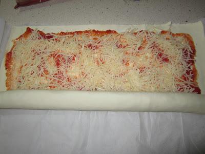 PALMERITAS DE QUESO Y DULCE DE TOMATE