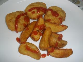 Nuggets de pollo caseros