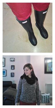 Y llueve, y llueve... y yo con mis Hunter.