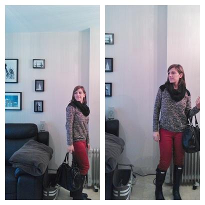 Y llueve, y llueve... y yo con mis Hunter.