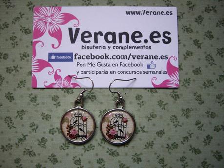 Rosa pastel y mis pendientes de Verane.es!!!!