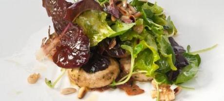 ensalada de champiñones