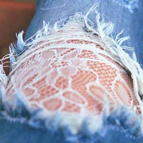 vaqueros desgastados