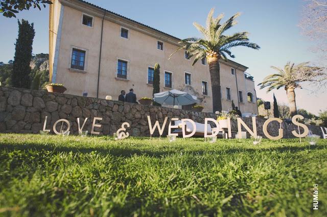 LOVE&WEDDINGS;: decoración de exterior