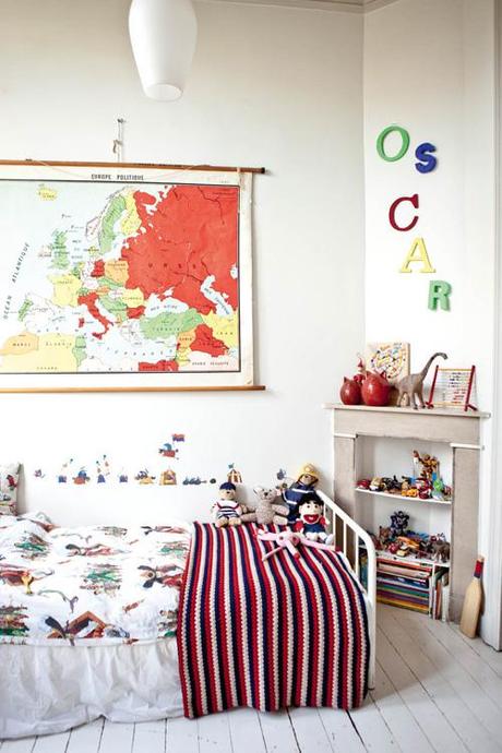 Un piso retro con estilo, la firma de un sello personal.