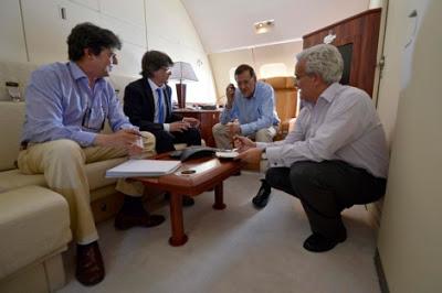 Un catering de alto vuelo.